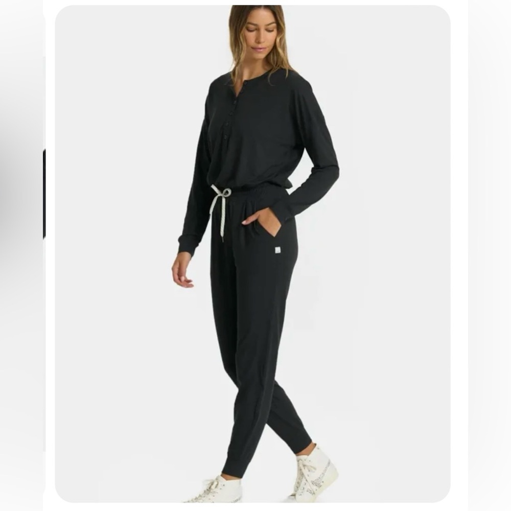 Vuori Women's Lux Henley Jumpsuit (NWT)